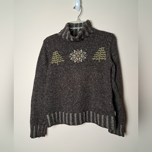 WOOLRICH Hickory Turtleneck Sweater Size Small - Cotton / Lambs Wool blend - Picture 1 of 11